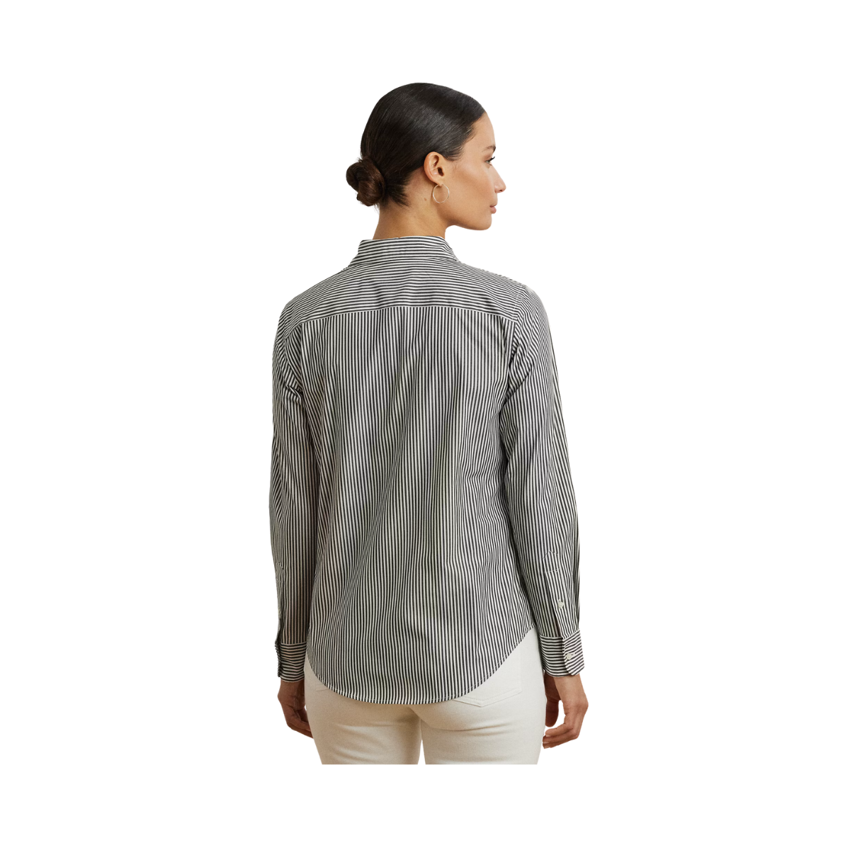 Jamelko Button Front Shirt - Black/White