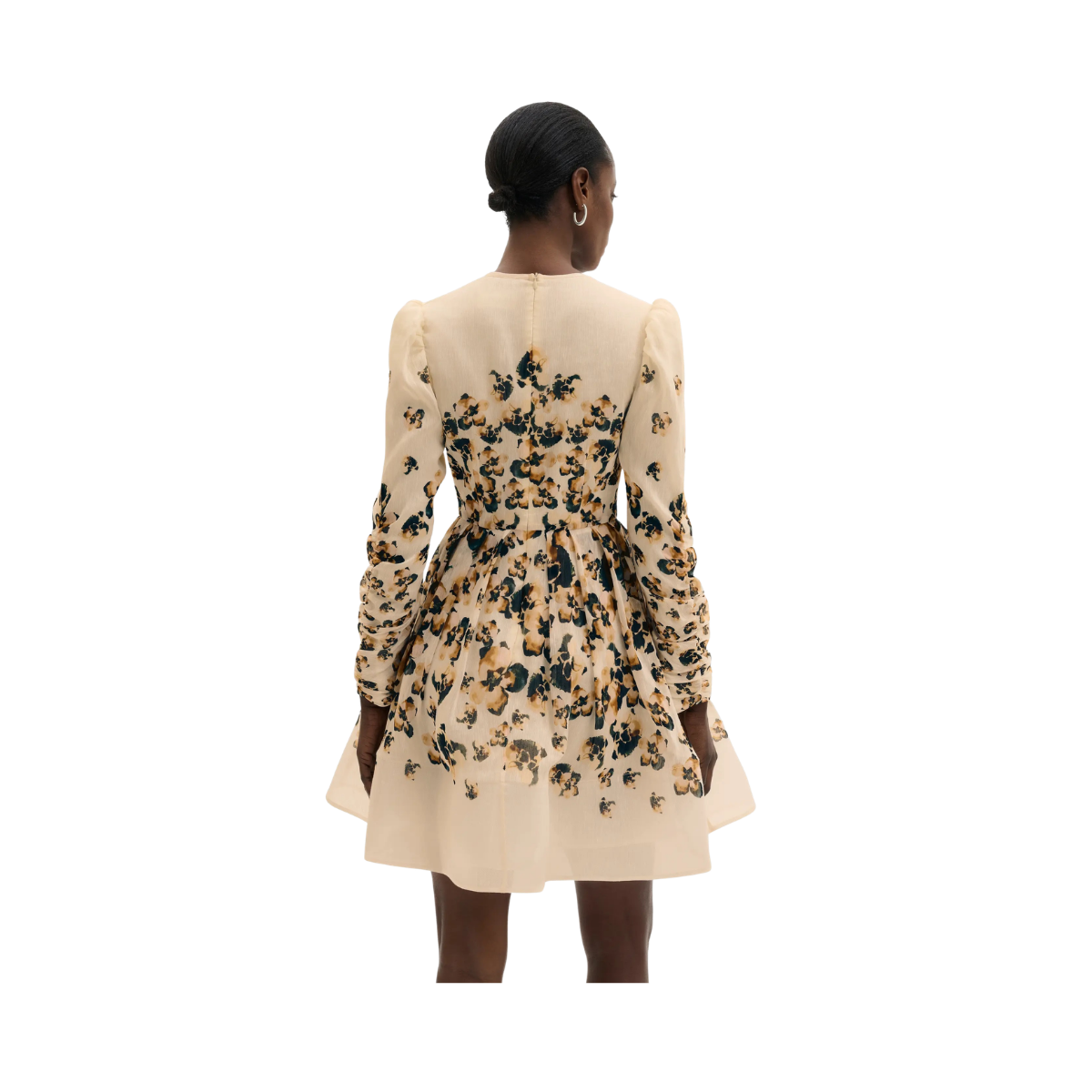 Leoni Silk Mini Dress - Blooms
