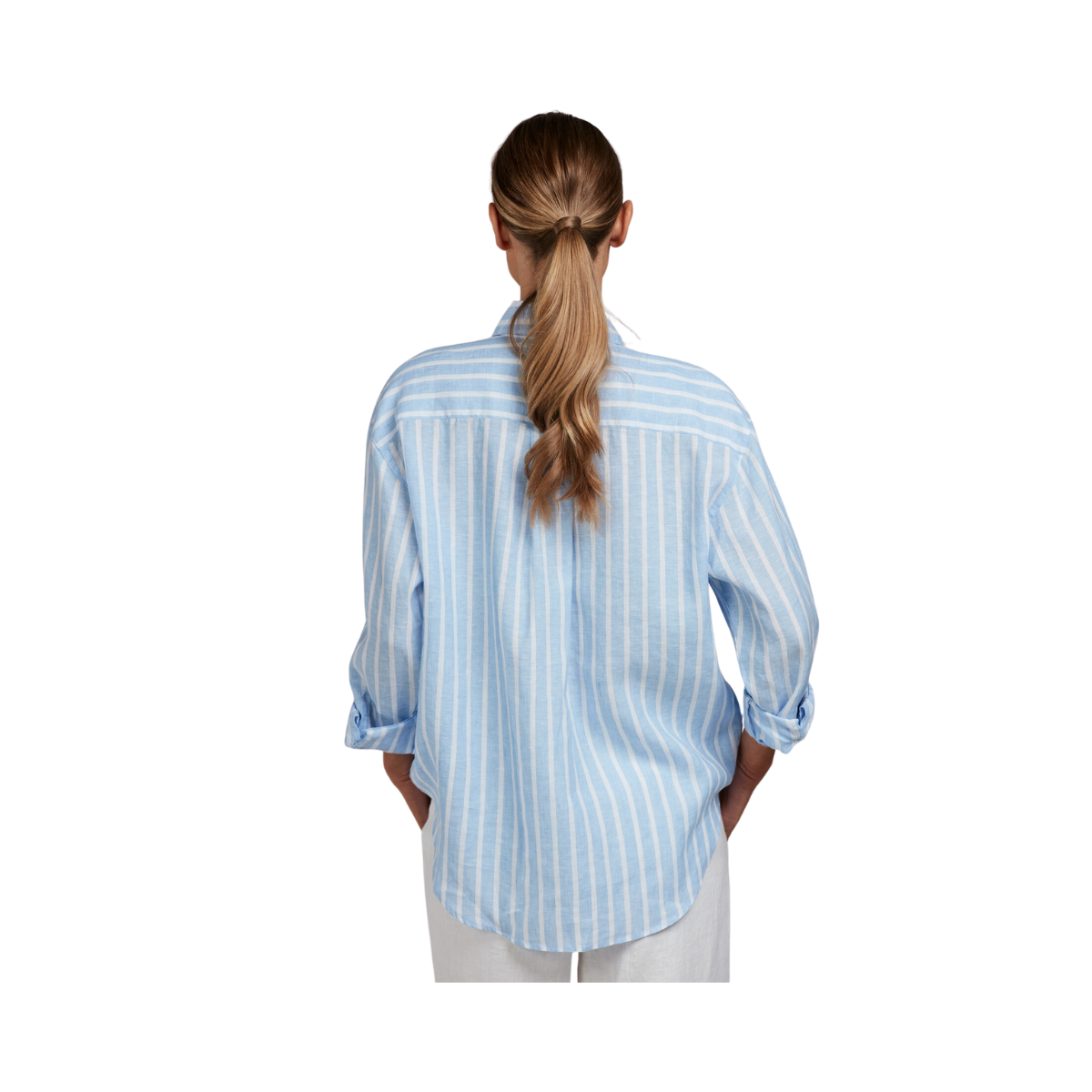 Jackie Shirt - Blue Stripe