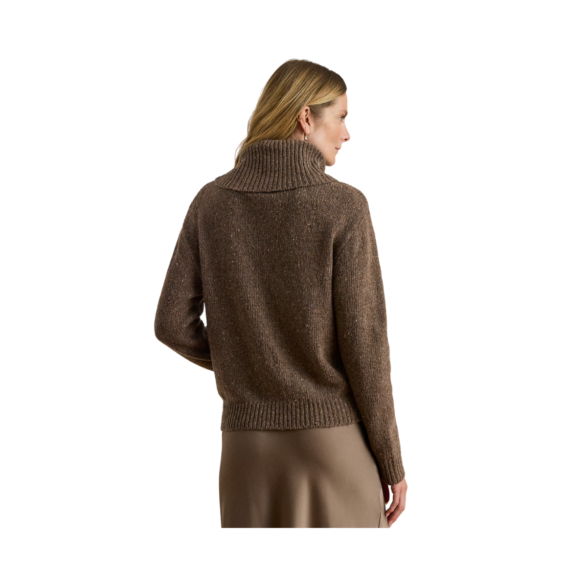 Lakiat Pullover - Taupe Brown Heather Donegal