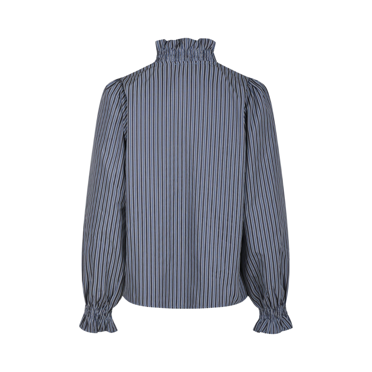 Brielle Twill Stripe Shirt - Blue