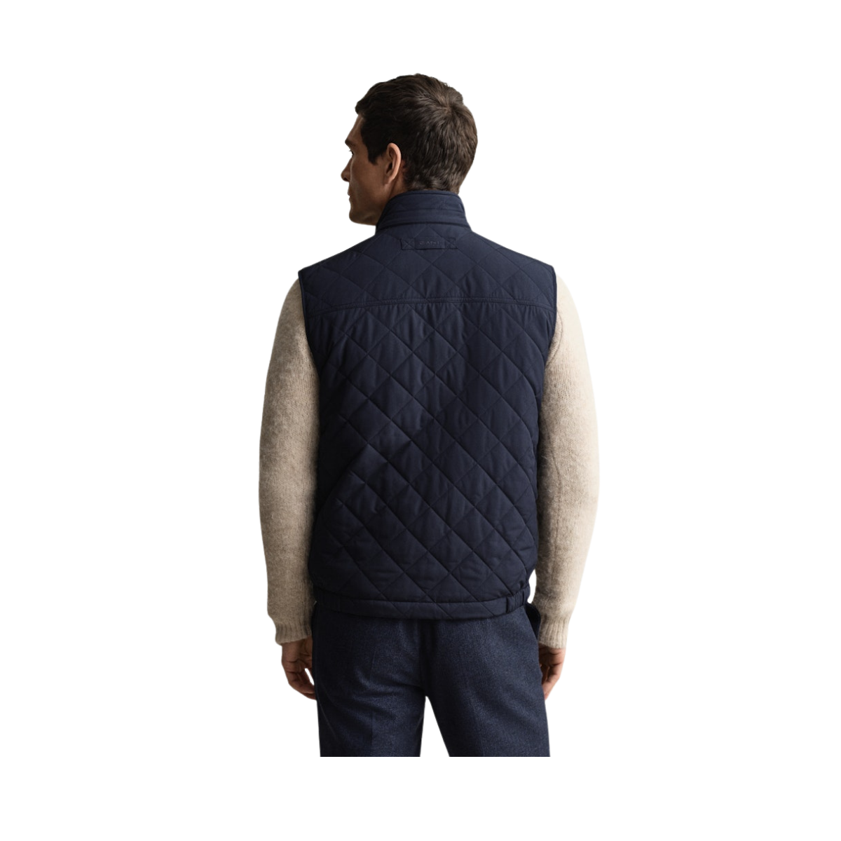 Quilted Windcheater Vest - Evening Blue