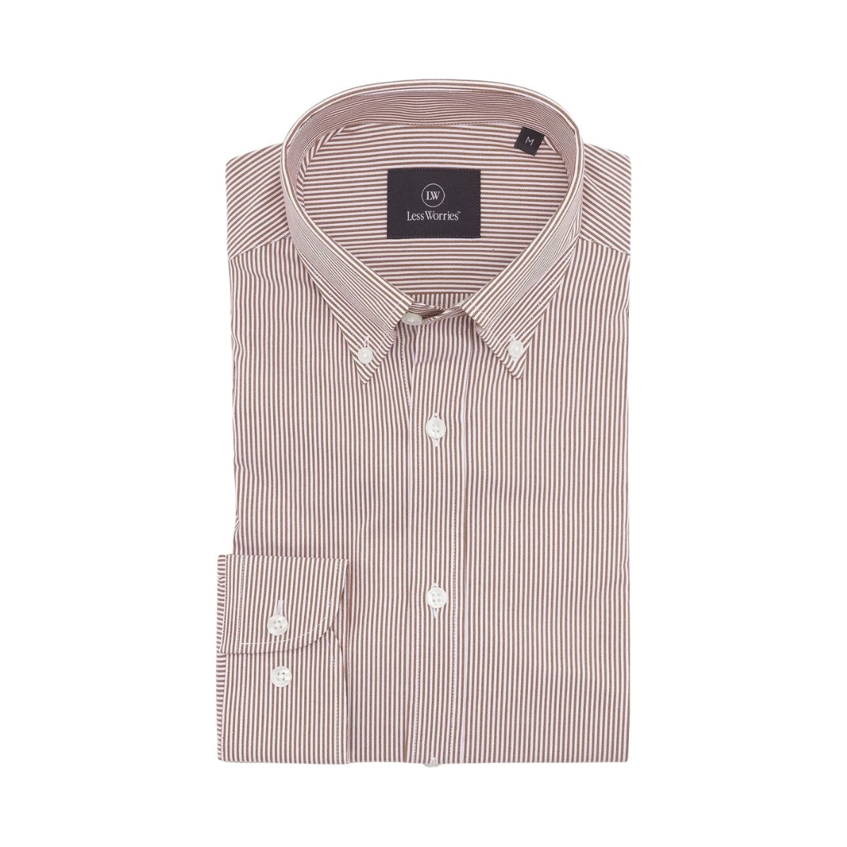 Pinstripe Shirt - Brick