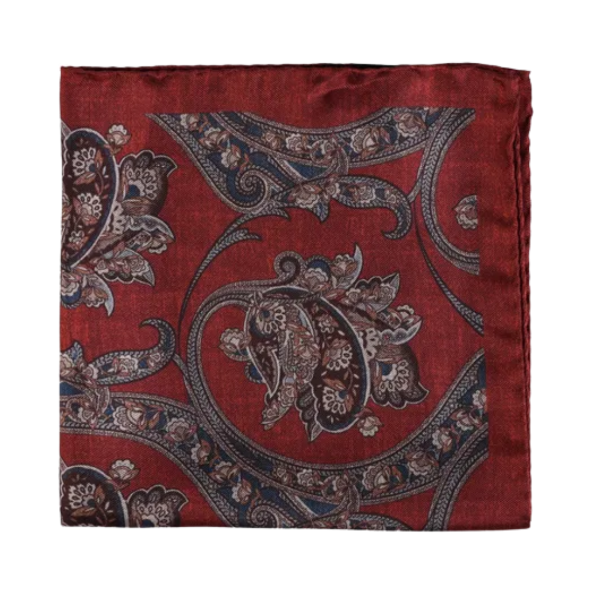 Pocket Square - Rust