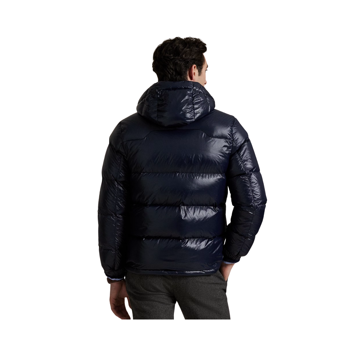 Insulated Bomber Jacket - Collection Navy Glossy