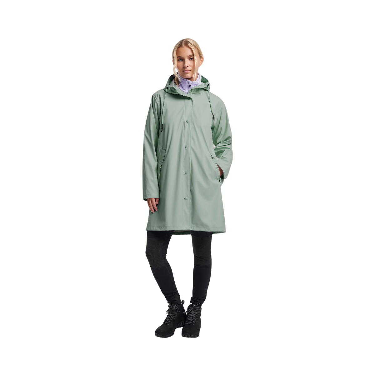 Apelviken Coat W - Slate grey