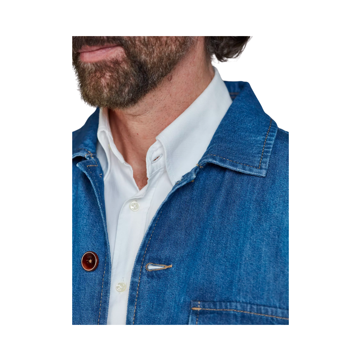 Denim Overshirt - Blue