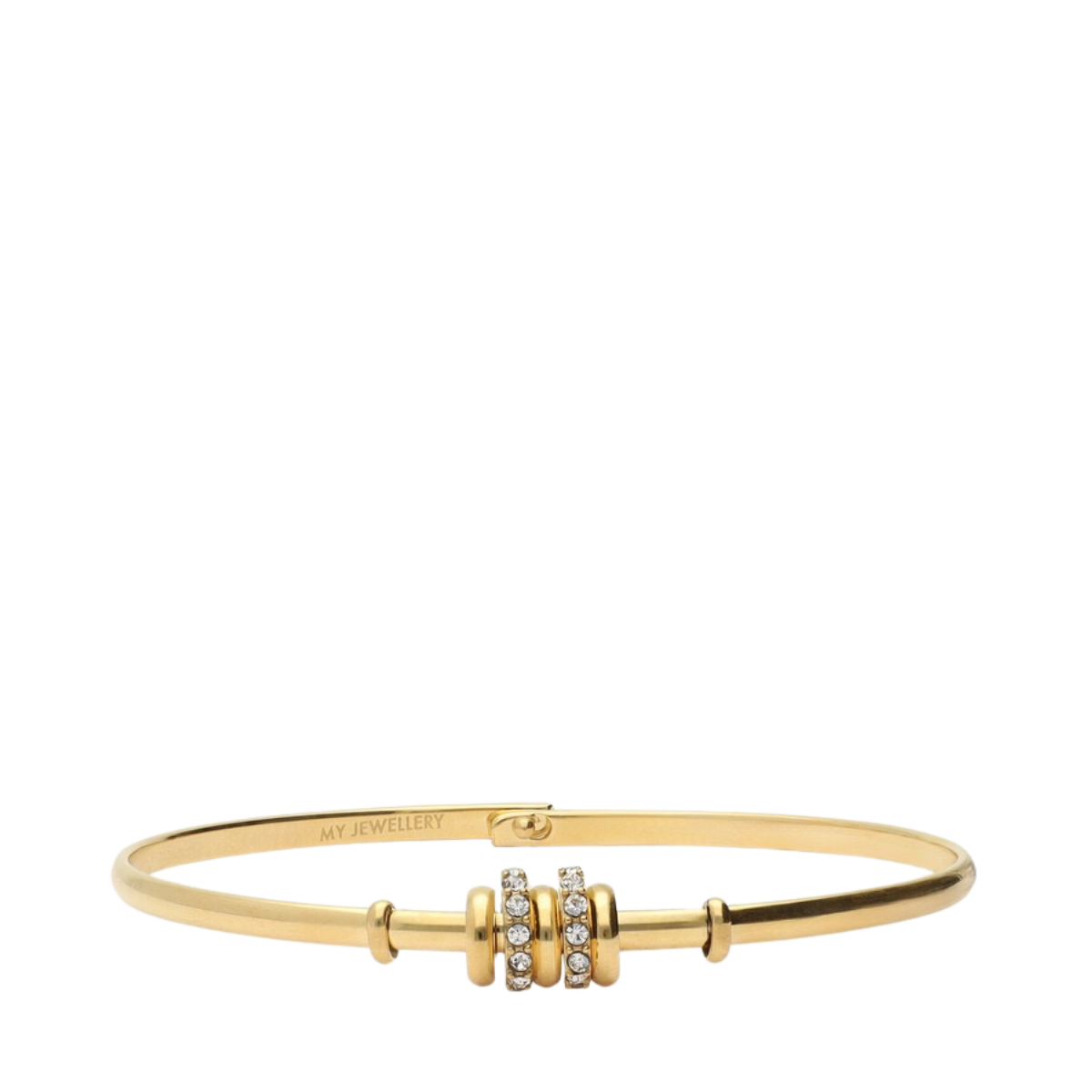 Bangle strass rings - 1200 Gold