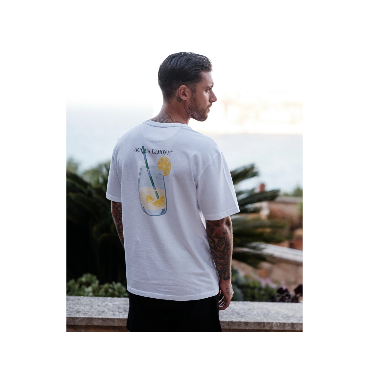 Heavy Tee Lemonade - White