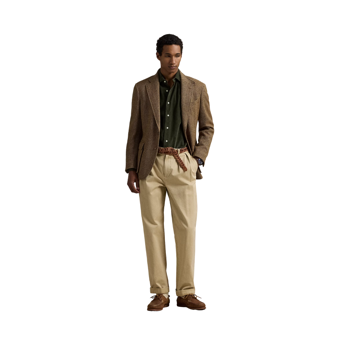 Long Sleeve Sport Shirt - Estate Olive