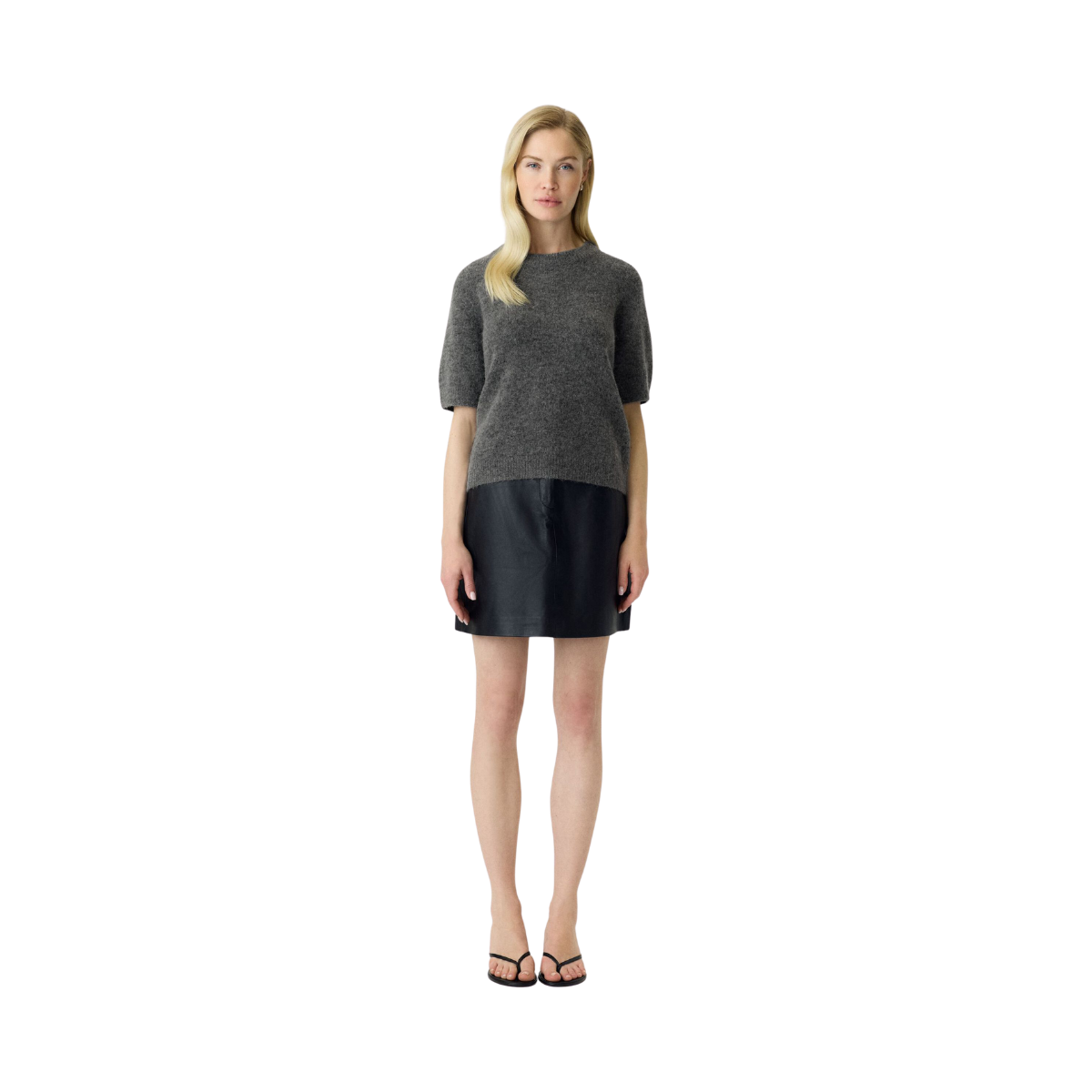 YASJohi Pullover - Medium Grey Melange