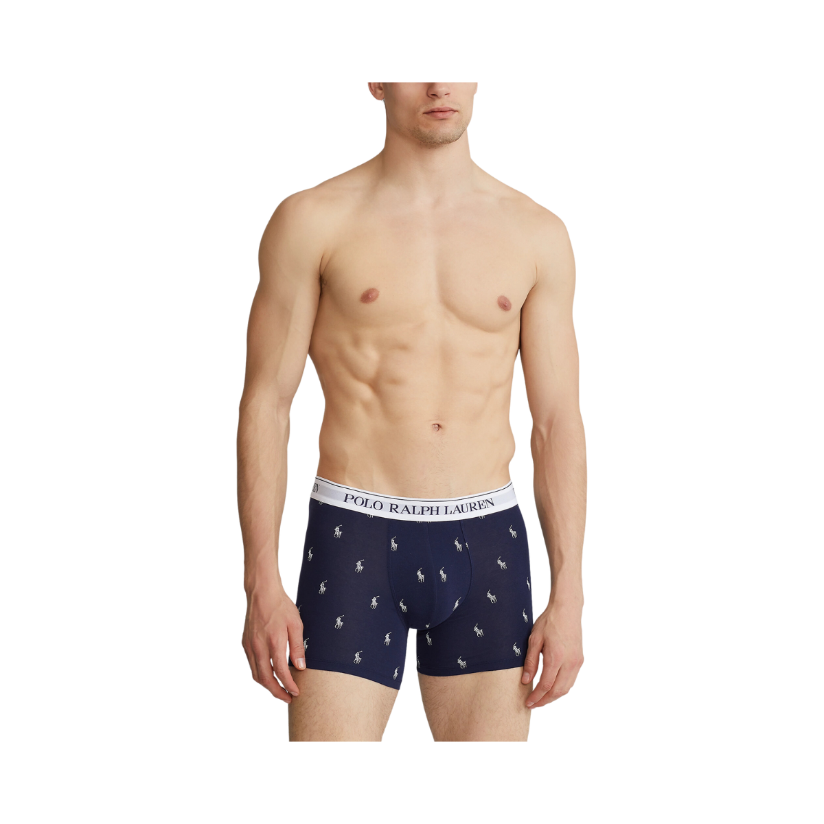 Classic Stretch-Cotton Trunk 3-Pack - Navy/White/Navy