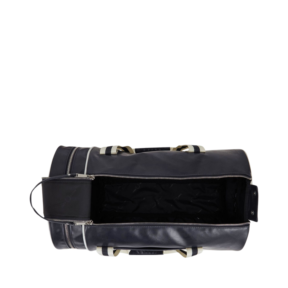 CLASSIC BARREL BAG - Navy-Ecru