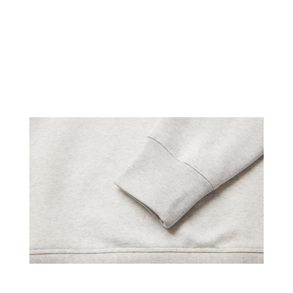 Bowman Logo T-Neck - Light Grey Mel