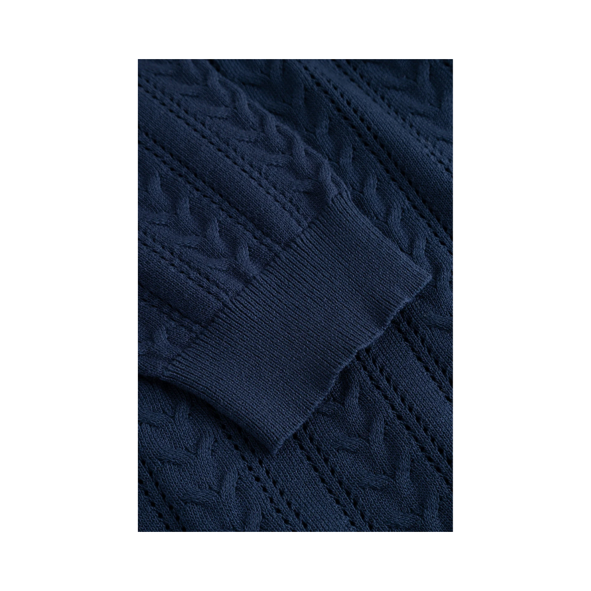 N-Mecca LS Knit Polo - Navy