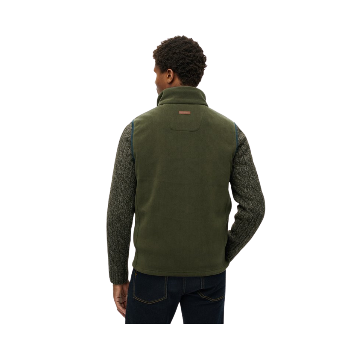 Estate Fleece Gilet - 1KM Surplus Goods Olive Green