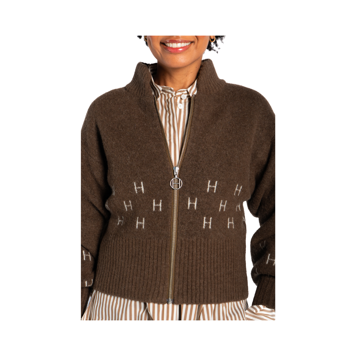 Märtha Short Jacket - Dark Earth