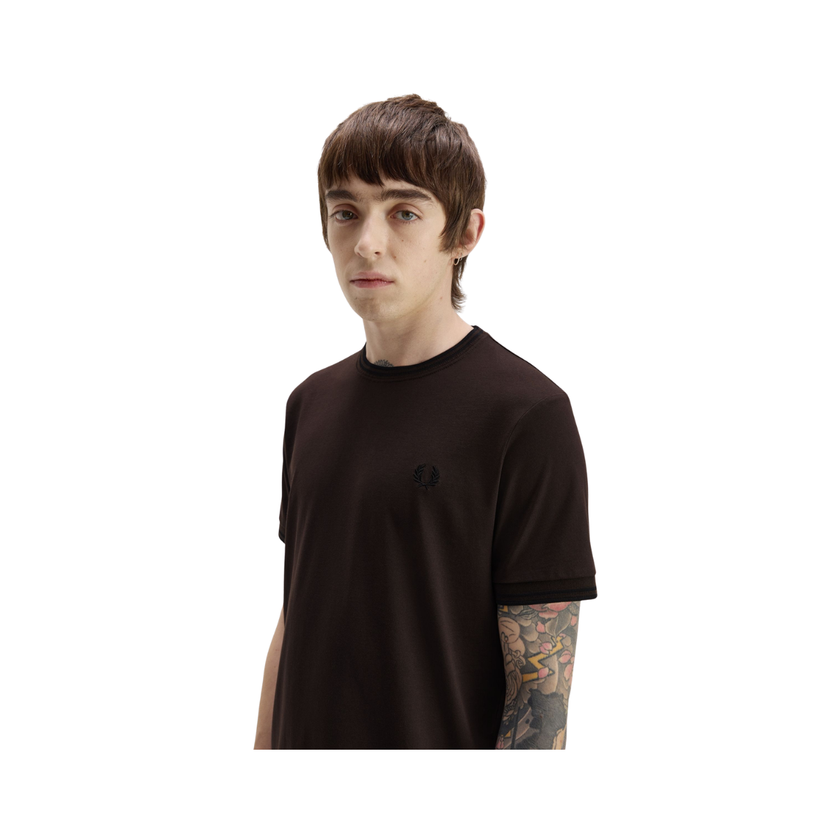 Twin Tipped T-Shirt - Rich Brown/Black