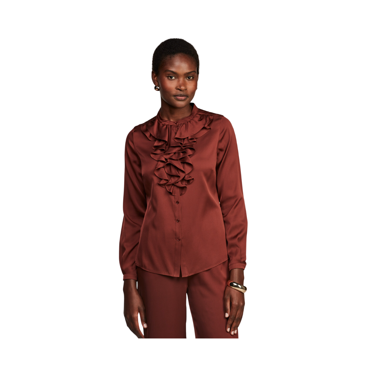 Marilyn Blouse - Dark Red