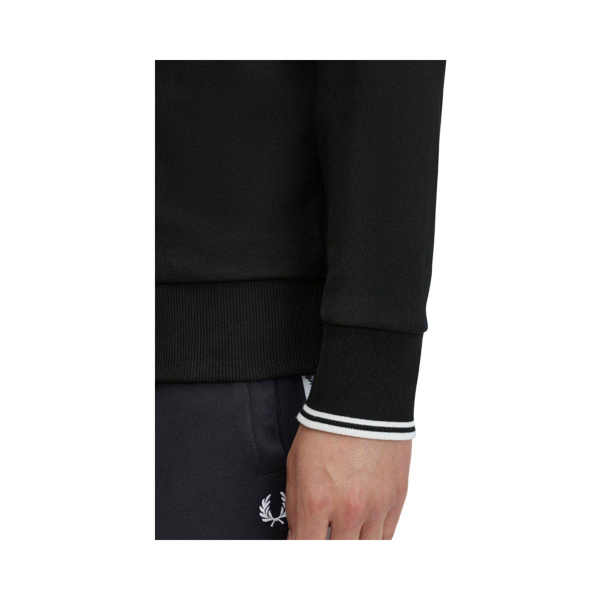 Half Zip Sweatshirt - Black