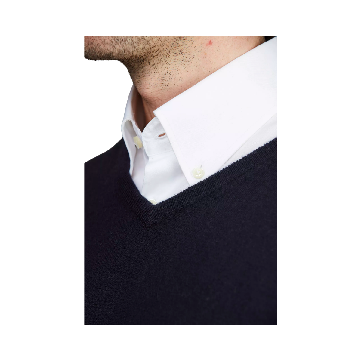 Geelong Knitted Sweater - Navy