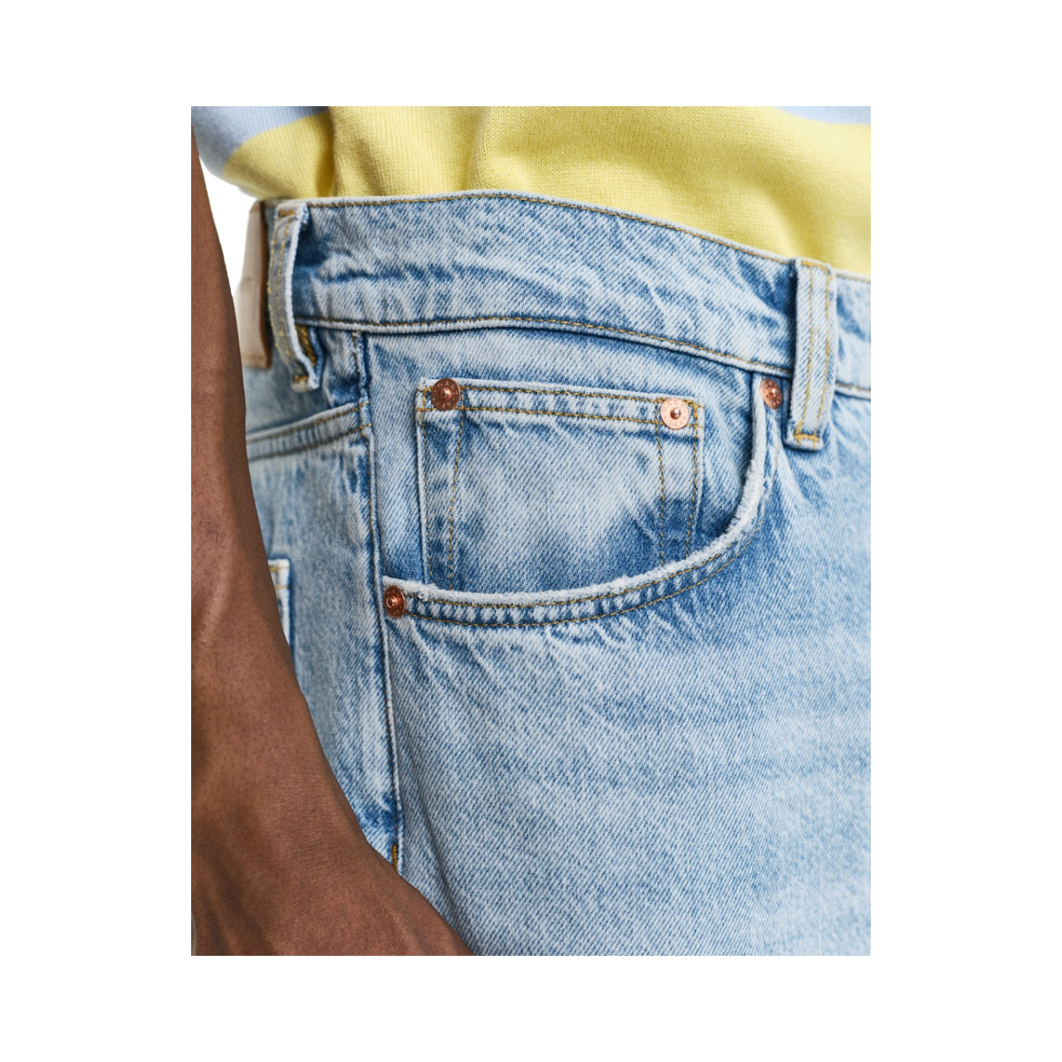 Gant Straight Fit Jeans - Light Blue Vintage