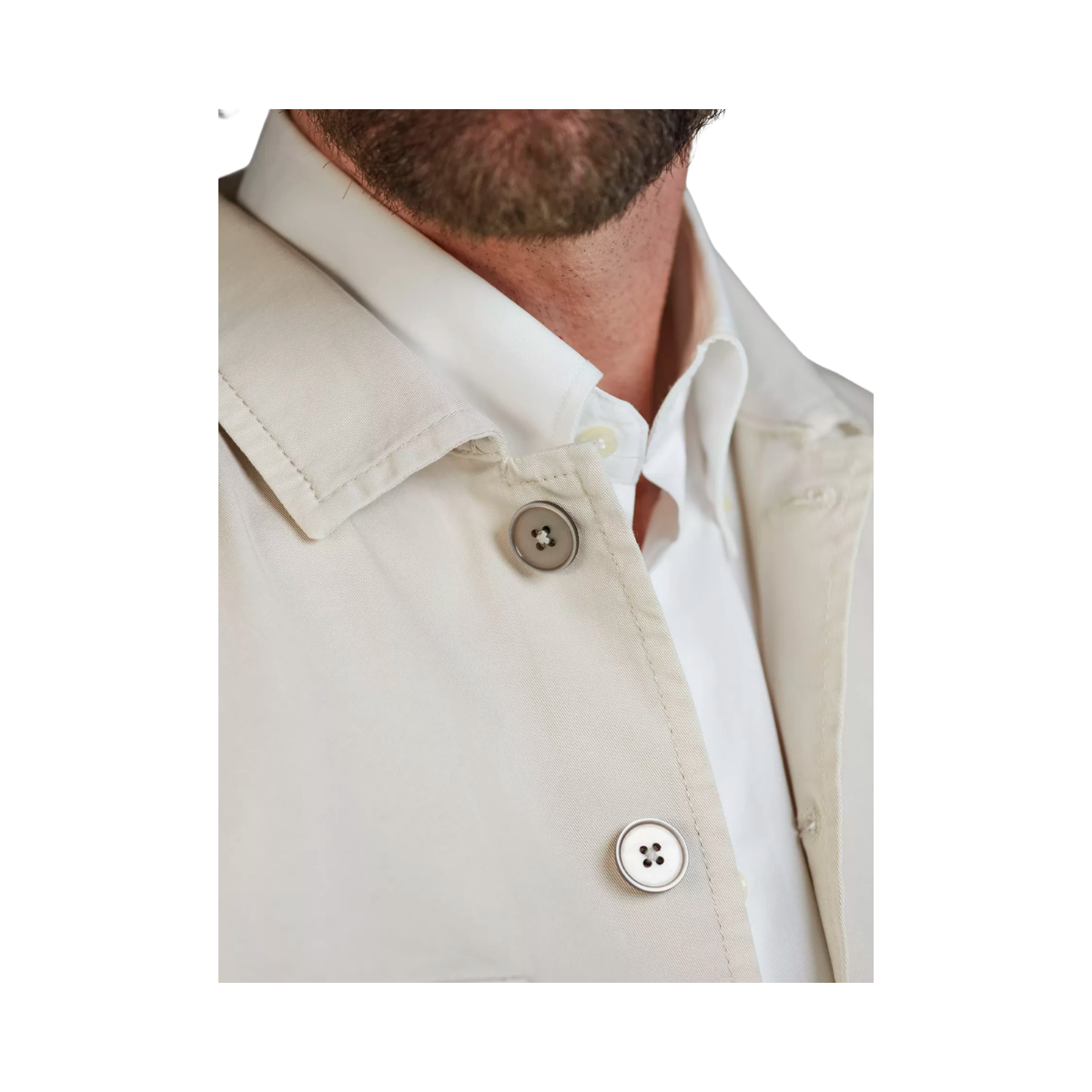 Clearwater Overshirt - Irish White