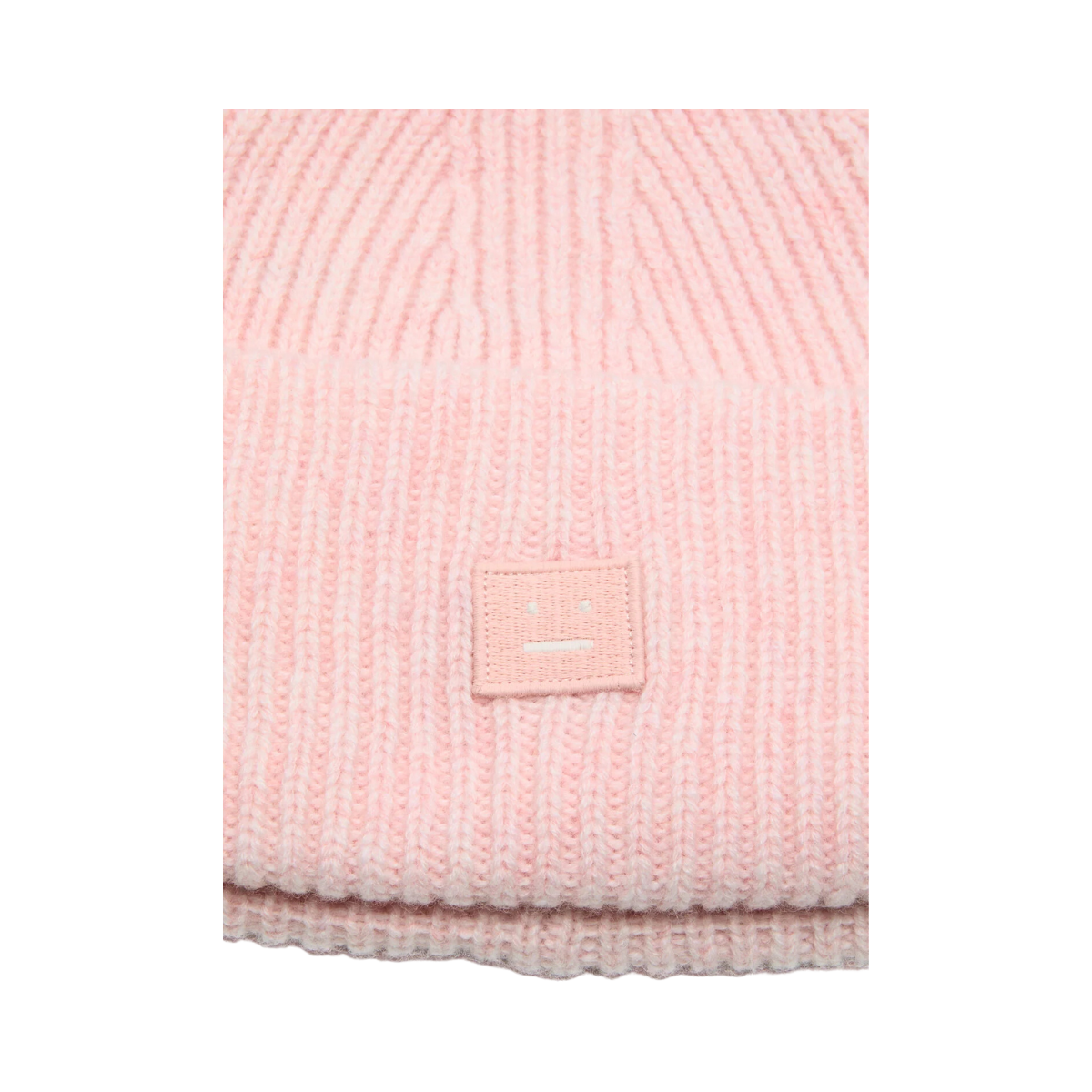 Small Face Logo Beanie - CS1 Faded Pink Melange