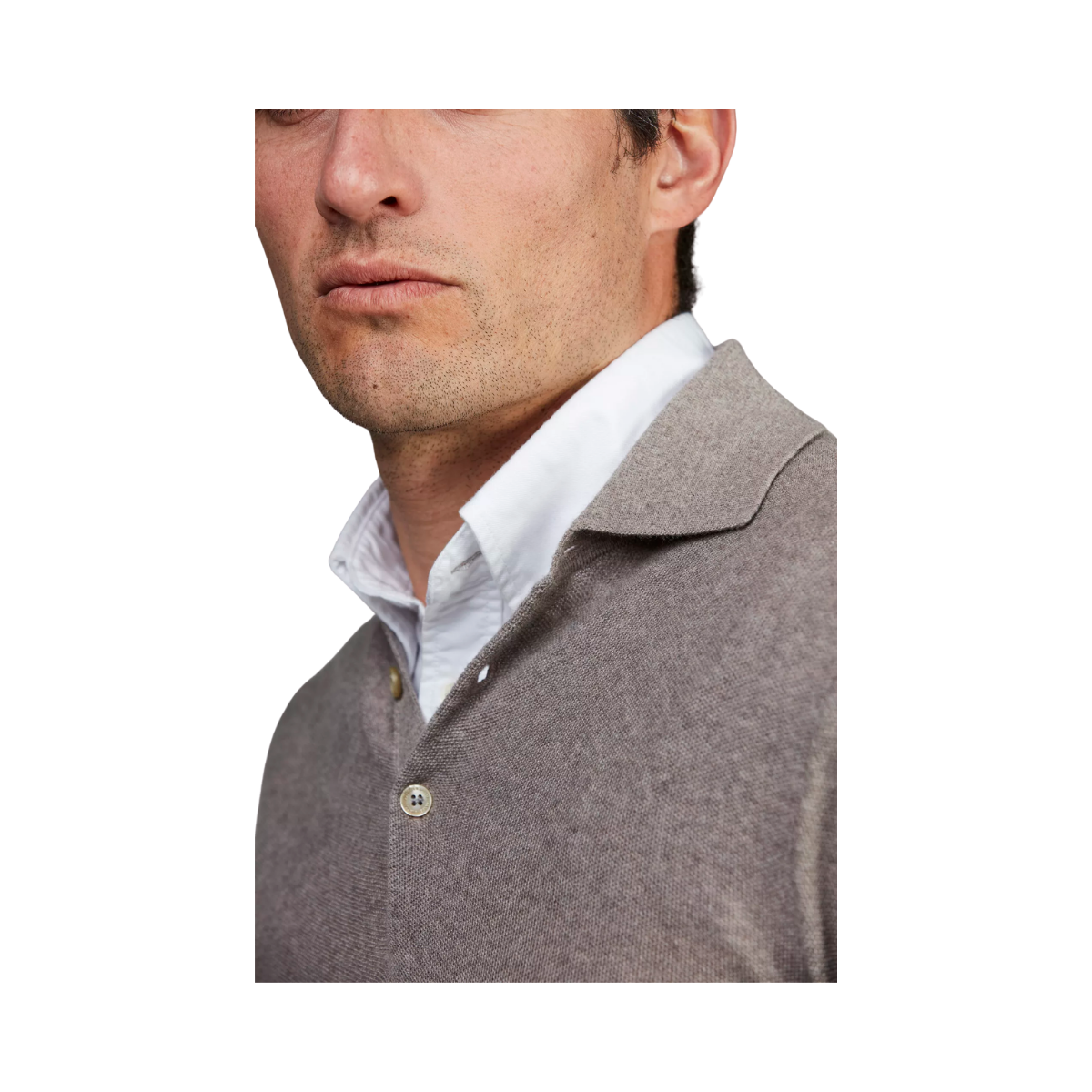Merino Structure Polo - Mole
