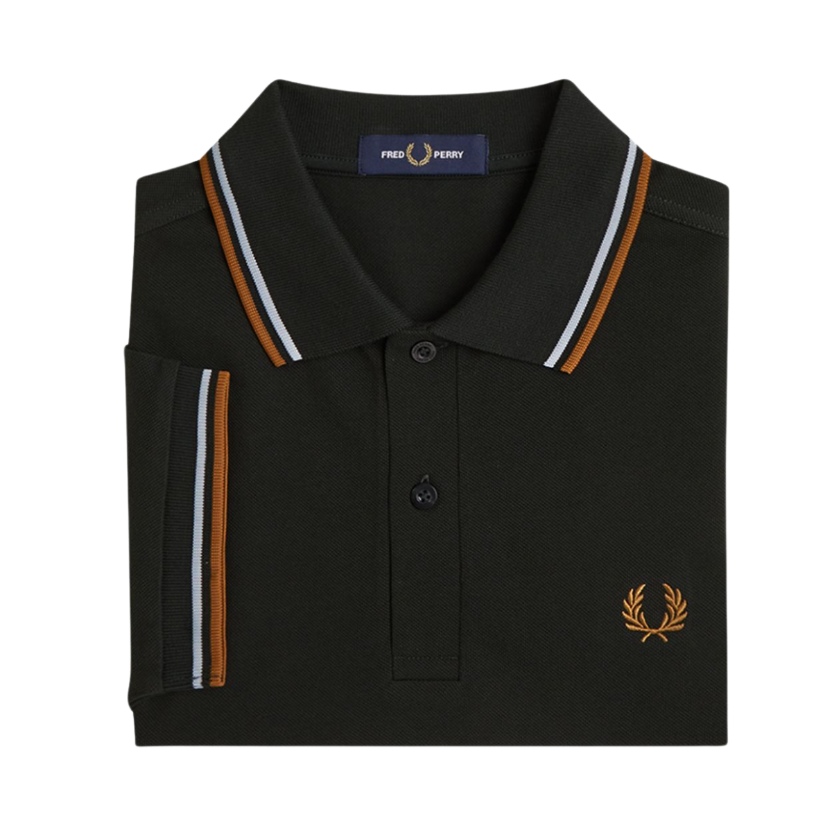 Twin Tipped FP Shirt - Night Green / Dusky Blue / Dark Caramel