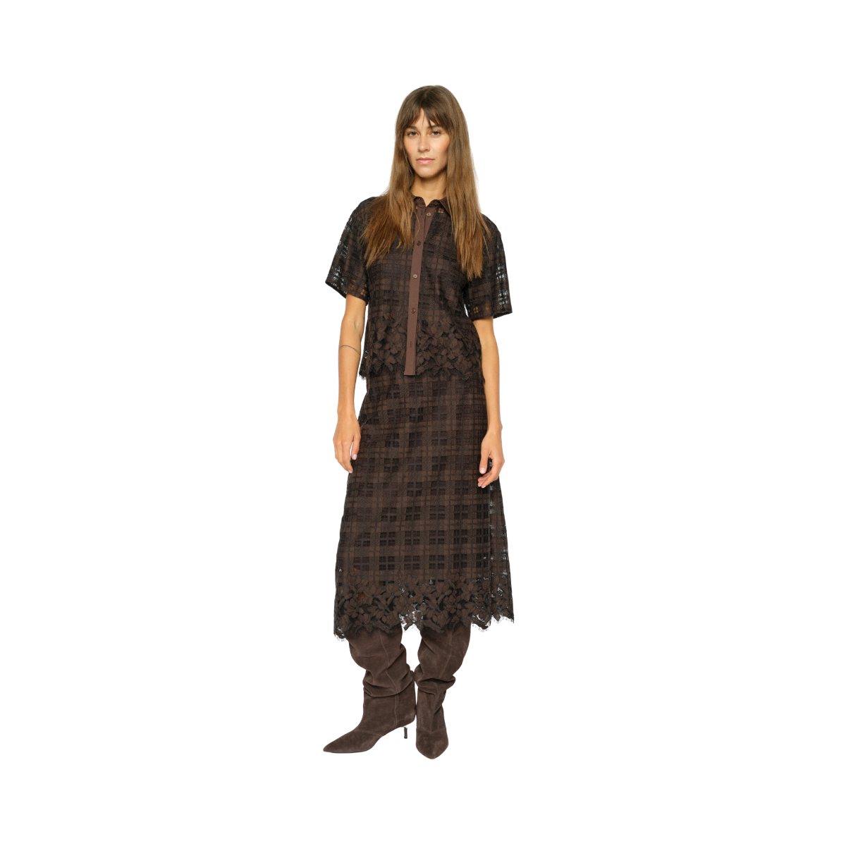MMBia Checko Lace Skirt - Delicioso