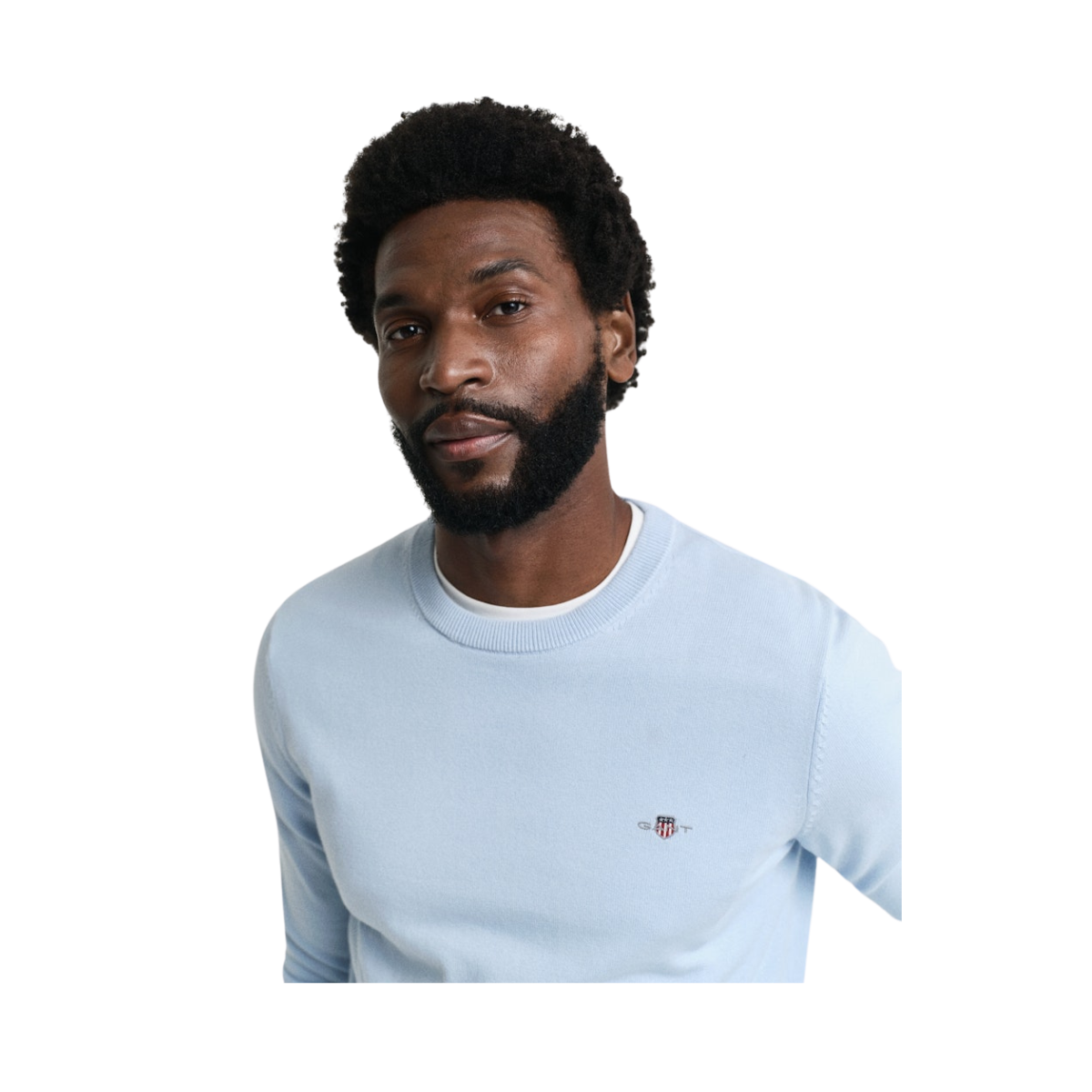 Classic Cotton C-Neck - Fresh Blue