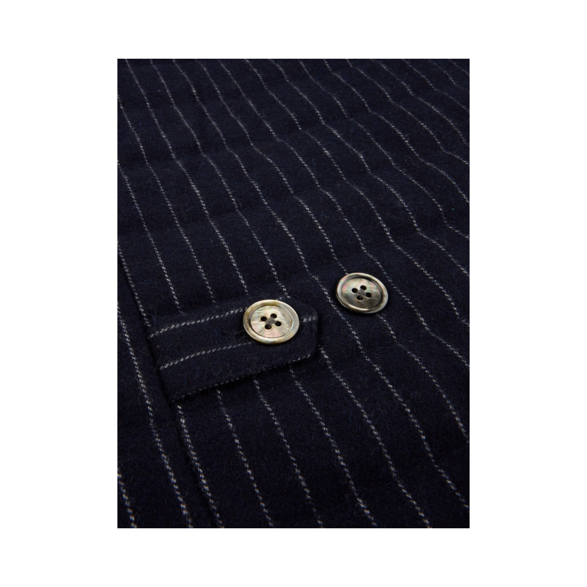 Gilet Mid Layer Pinstripe Vest - Navy stripe