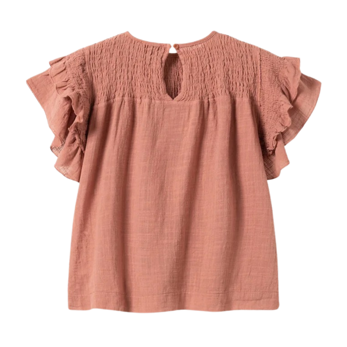 N-MAURA BLOUSE - RED CLAY