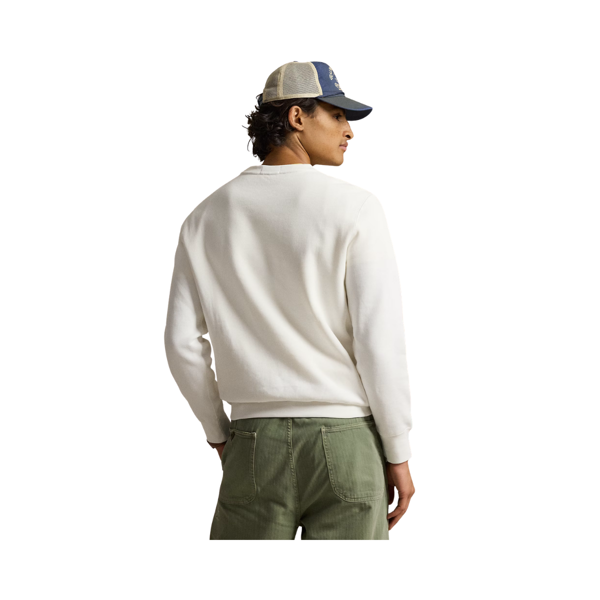 Knit Sweatshirt - White Summer Bear