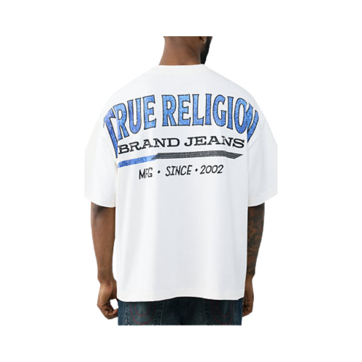 Retro Logo Oversized Tee - Winter White