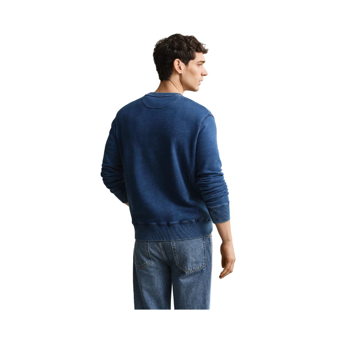 Indigo C-Neck Sweat - INDIGO