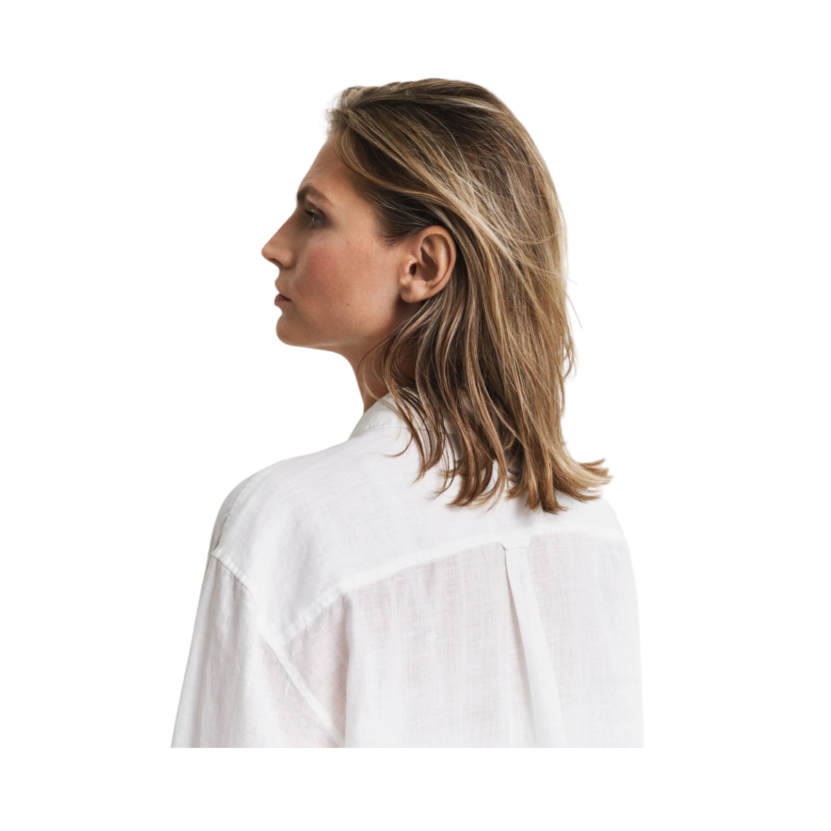 REL LINEN SHIRT - WHITE