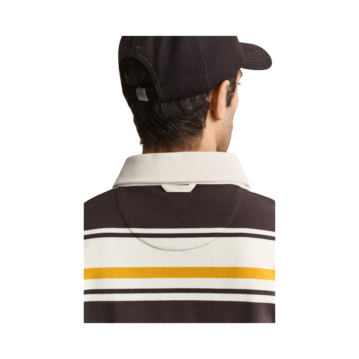 Striped Heavy Rugger - Charred Wood Brown