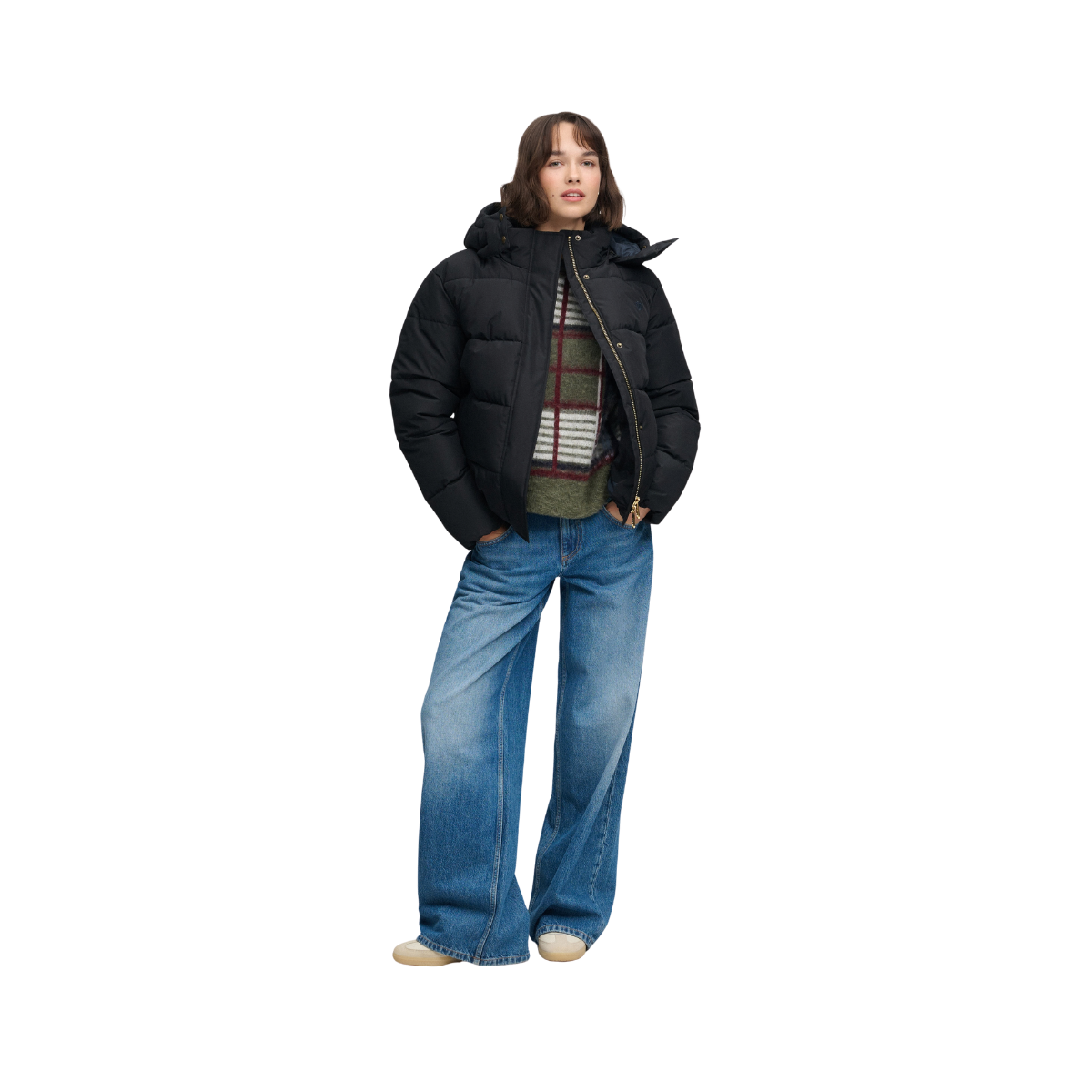 Premium Hood Puffer Jkt - 02a black