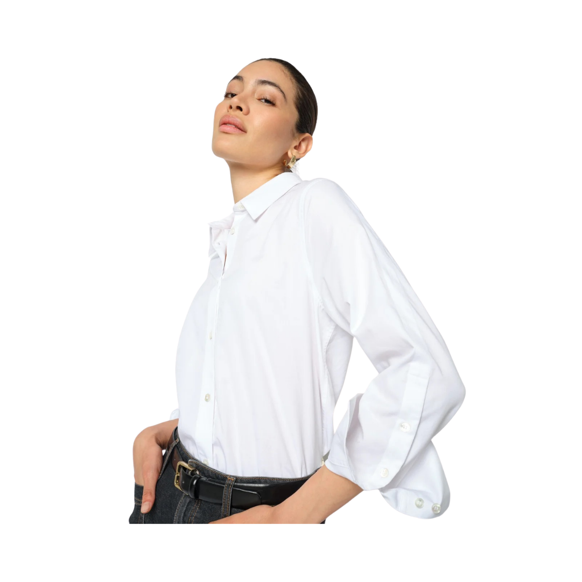 MMWinola Cotton Twil Shirt - White