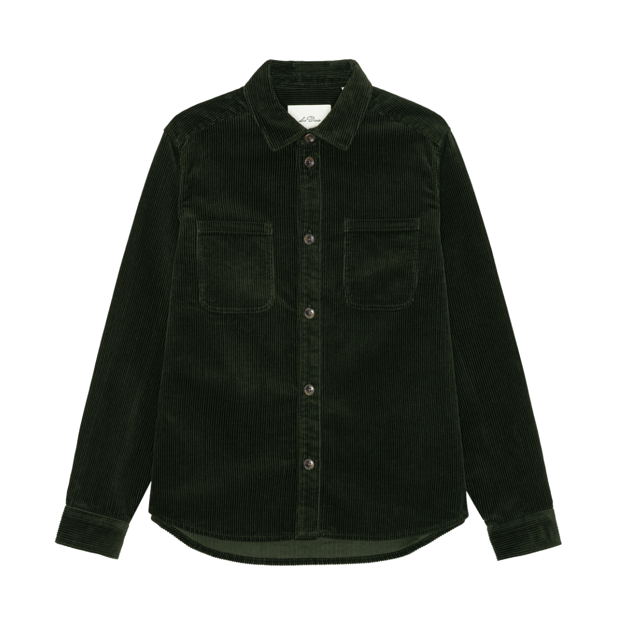 Corduroy Overshirt - Rosin Green
