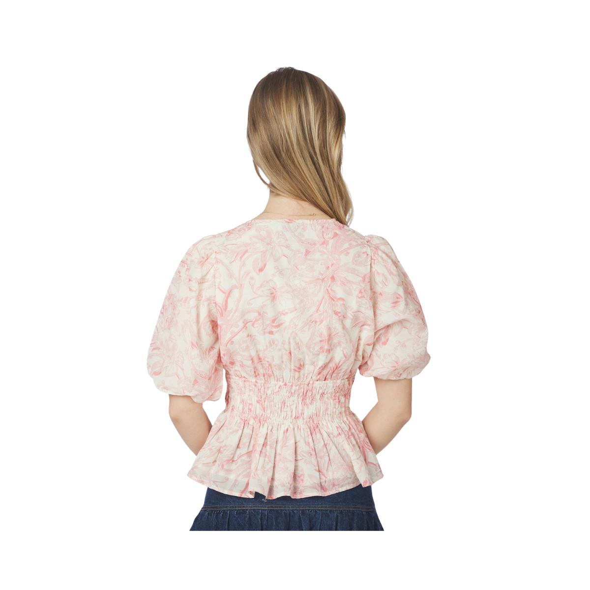 Minutti Print Blouse - Off White