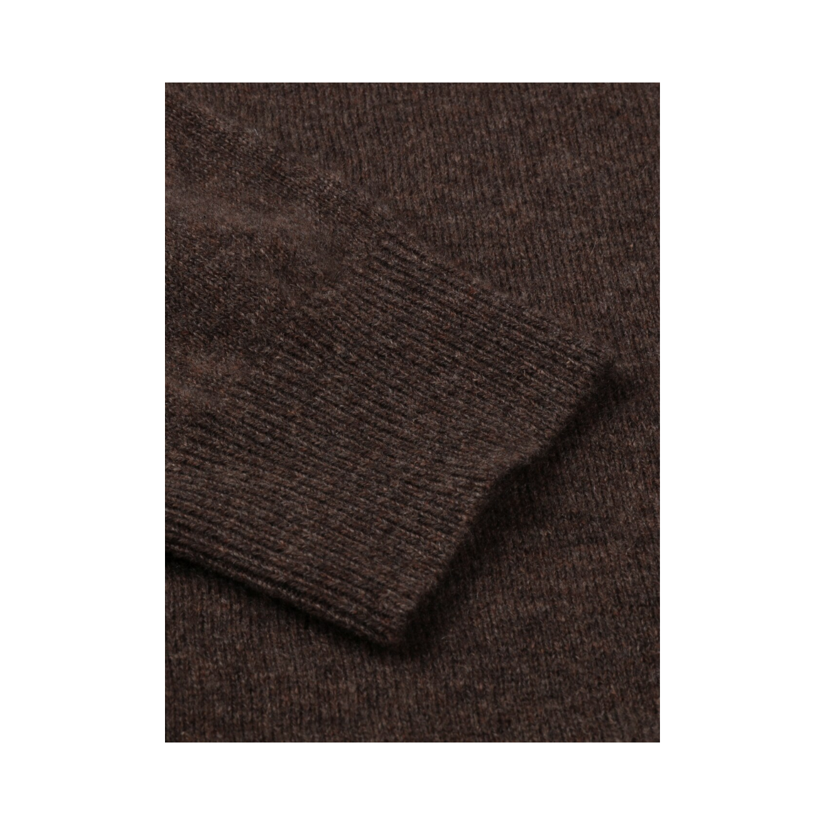 Cashmere Crew Neck - Dark Brown