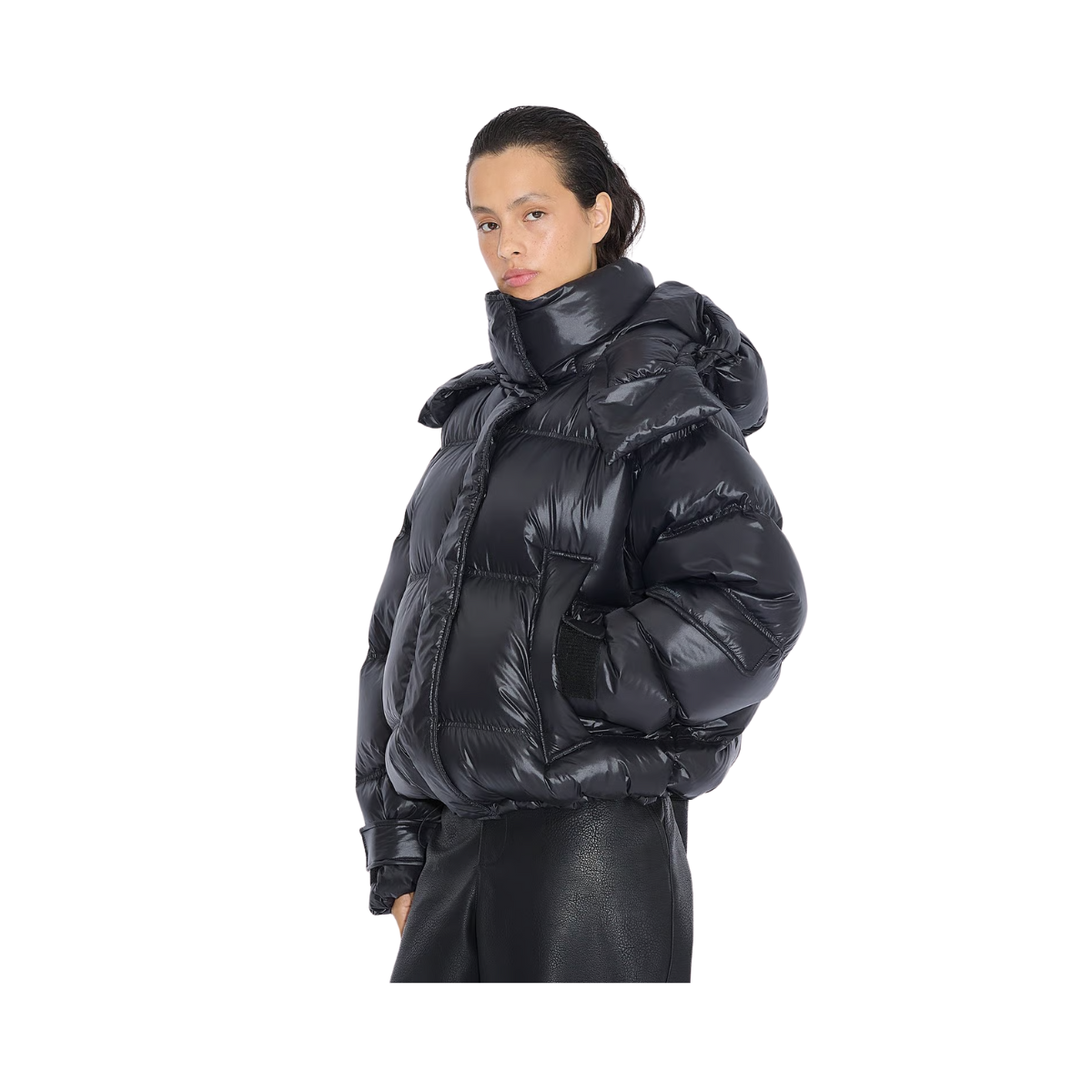 Steilia Short Down Jacket - Black