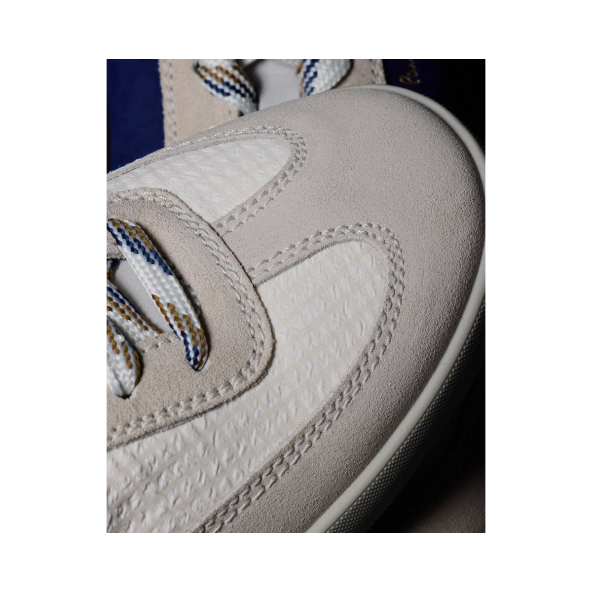Shoe Dover White Blue Spoiler - White