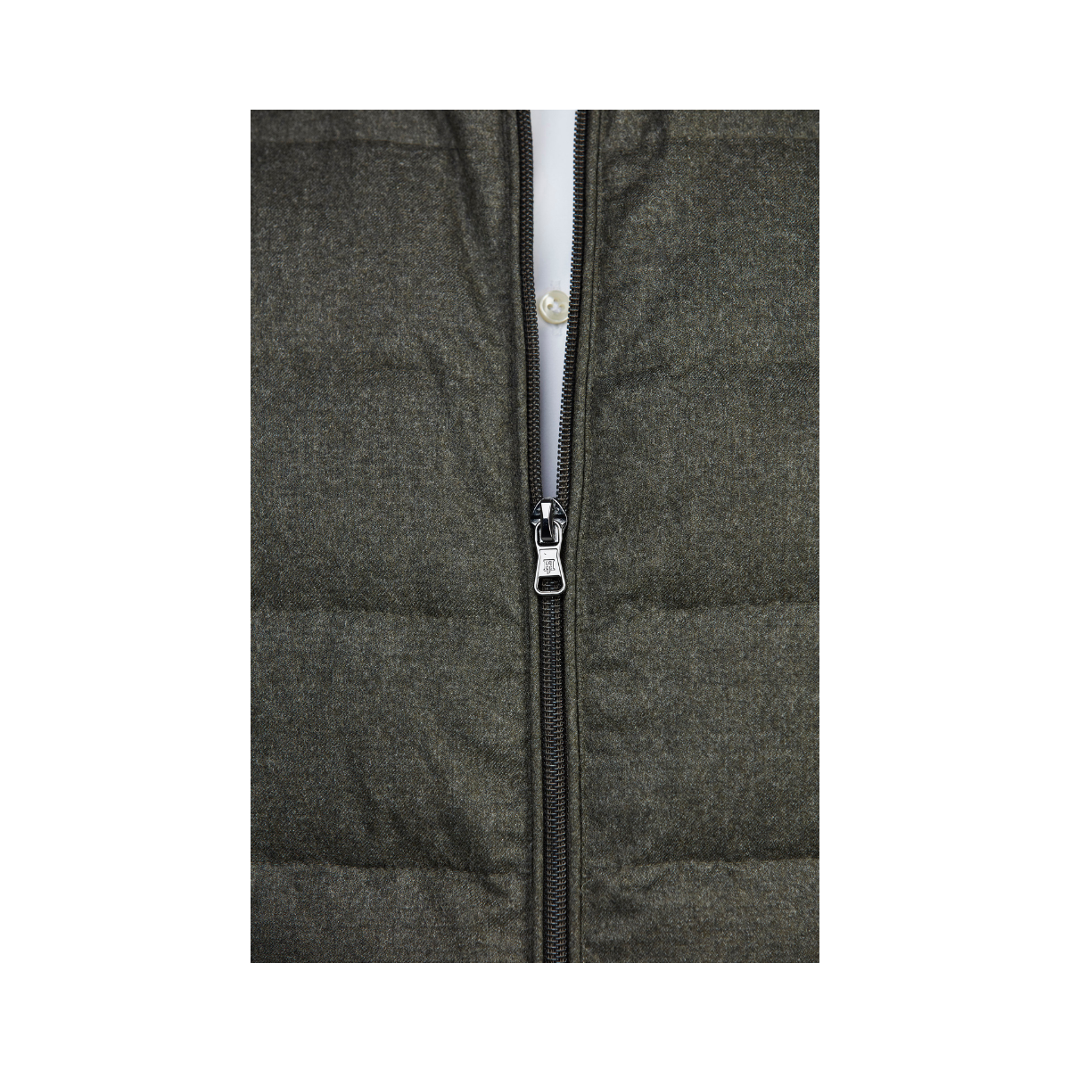Lt Down Supersonic Wool Vest - Moss Green