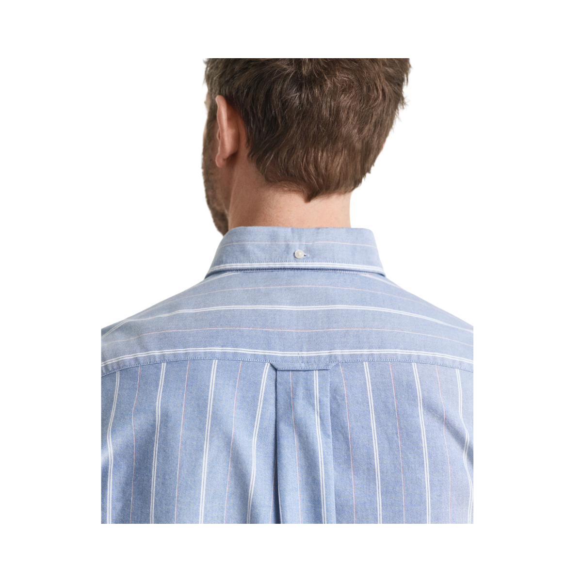 Classic Oxford Stripe Shirt - Rich Blue