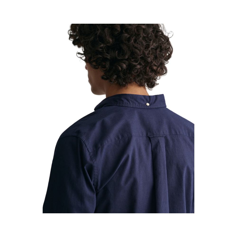 Cotton Linen Shirt - Blue