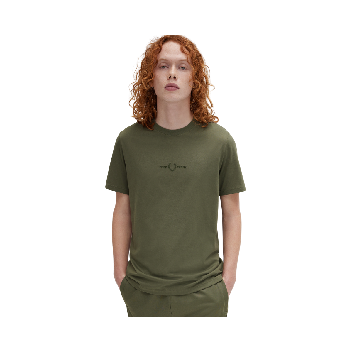 EMBROIDERED T-SHIRT - Green